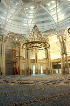 Inside the grand mosque 